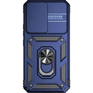 Samsung Galaxy A54 (5G) Håndværker Bagside Cover m. Kickstand & Cam Slider - Blå