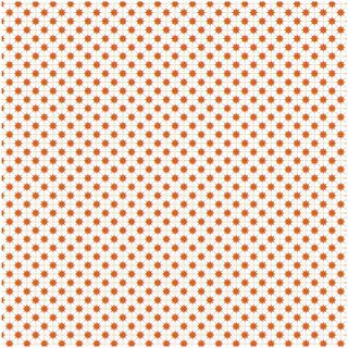 Stoff Sterne rot-gold 140cm - Rot, Gold