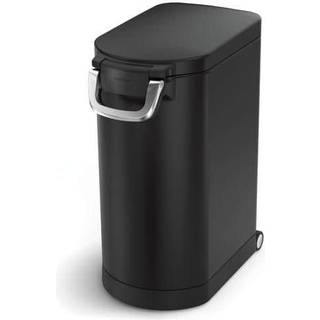 Simplehuman 30L medium kæledyrsfoderbeholder, sort