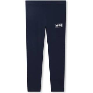 Kenzo Logo Leggings Navyblå 5 Y  Marineblå  5 år  kvinde