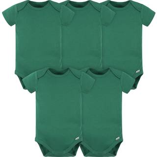 Gerber Baby 5 Pack Onesies Multi-Packs Bundle Interlock 180 GSM Kelly Green 12 m?neder