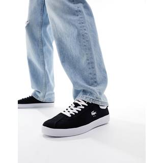 LACOSTE Herren Sneaker schwarz Velours