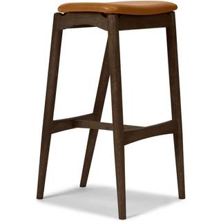 Sibast Furniture No 7 Barstol 65 Uden Ryg Mørk Olieret Eg/Cognac