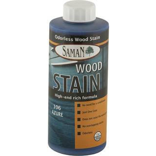 Saman Interior Water Based Wood Stain-Natural Stain for Furniture Listers Träpanelskåp (Azure Tew-106-12 12 oz)