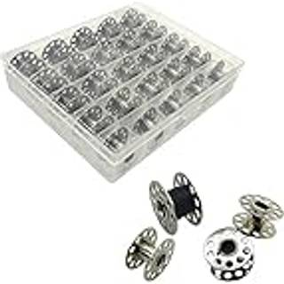 25 pcs Metal Bobbins til symaskine med opbevaringsboks En klasse 15 Universal Bobbins i tilf?lde af kompatible bror Janome -sanger Bernina Toyata