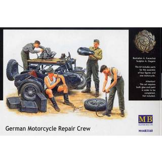 German Motorcycle repair team