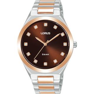 Lorus RG204WX9 Brun/Rosaguldtonet stål Ø36 mm