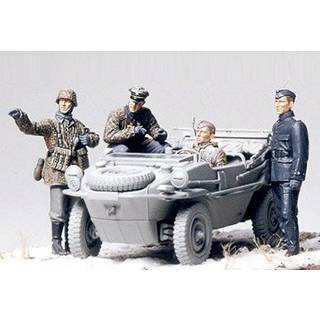 Tamiya 300035253 - 1:35 WWII Figur Set Swimmwagen Amfibious Car (4)