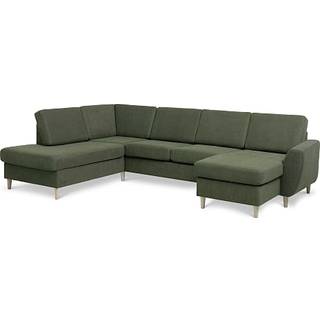 Madrid Nordic højrevendt U-sofa - grøn
