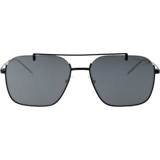 Emporio Armani Mand EA2150 30146G Solbriller Metal Sort Grå Firkantet Spejlet Spejl