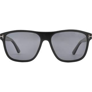 TOM FORD Mand FT1081-N FRANCES 01D Solbriller Acetat Sort Grå Firkantet Polariseret