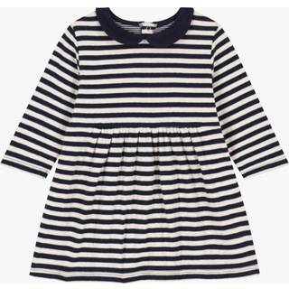Petit Bateau Stribet Kjole Navyblå 18 Months  Marineblå  18 måneder  kvinde