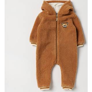 Moschino Kids Baby Teddy Bear onesie - brown - M 6-9