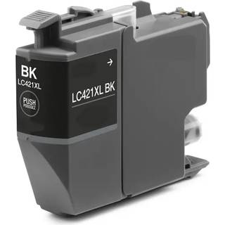 Brother LC421XLBK sort XL blækpatron - Kompatibel