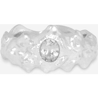 IX Nora White Ring Silver