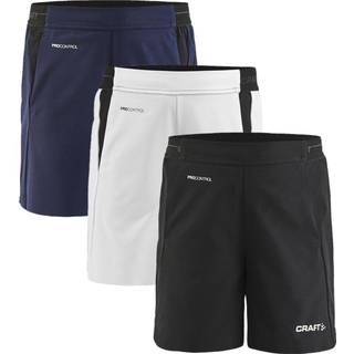 Craft 1908239 pro control impact shorts jr Børn / Sportshorts / Shorts NAVY-WHITE 134/140
