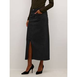 Kaffe Kasinem Hw Denim Skirt Nederdele 10508064 Black Deep (42)