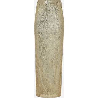 Dolce&Gabbana Sequined maxi skirt - gold - XL