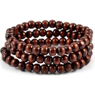 Brunt Kombi Perlearmbånd