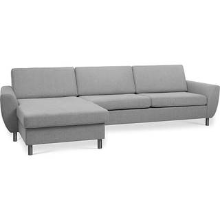 Urban 3D XL vendbar sofa m. chaiselong - lysegrå