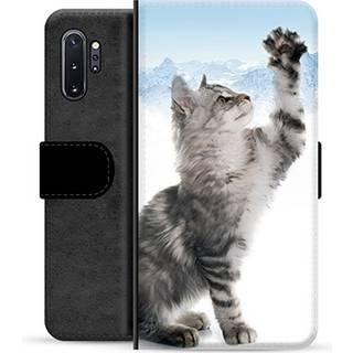 Samsung Galaxy Note10+ Premium Flip Cover med Pung - Kat