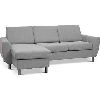 Madrid Nordic vendbar sofa m. chaiselong - lysegrå