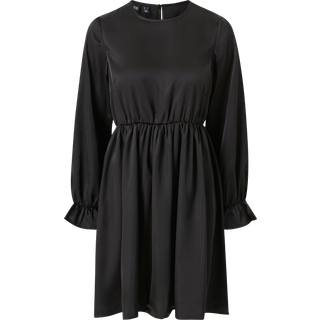 Pieces Slore LS O-Neck Dress Black XS