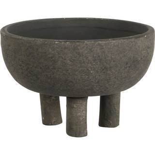 101 Copenhagen Decorative Objects - 'Duck' bowl, dark grey in Dark Grey 100% Ceramics