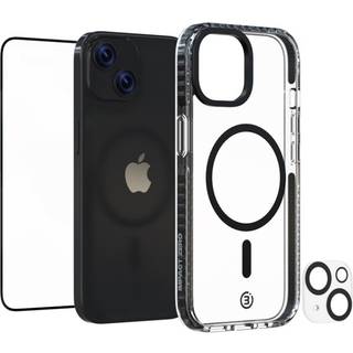 Impact Zero mobilskal 3in1-set kompatibel med Apple iPhone 15, transparent