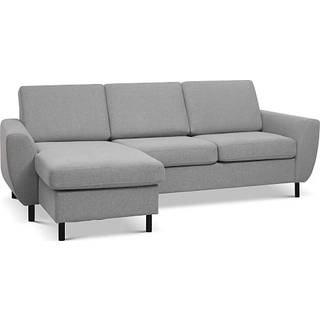 Madrid Nordic vendbar sofa m. chaiselong - lysegrå