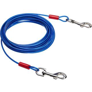 Amazon Basics Tie-Out-kabel til hunde op til 60 lbs 25 fod Bl