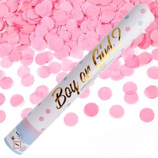 Gender Reveal konfettikanon 40 cm - Pige