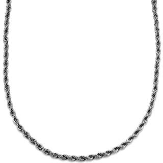 Collin Amager Halskæde m. Sølvfarvet 6mm Rebkæde