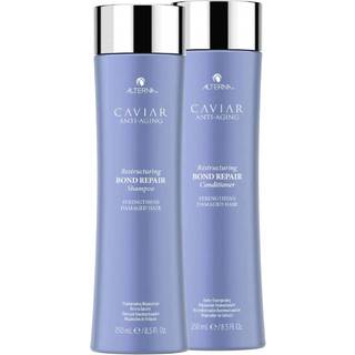 Alterna Caviar Anti-Aging Restructuring Bond Repair Shampoo & Conditioner Set - Styrker, reducerer brud og spaltede ender