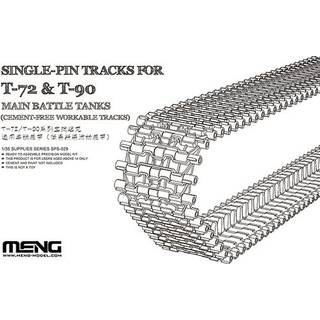 Single-Pin Tracks for T-72 & T-90 Main Battle Tanks(Cement-Free workable