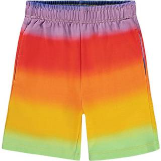 Molo GOTS Adian Shorts Rainbow Spray 128 cm  Rød  128 cm  Unisex