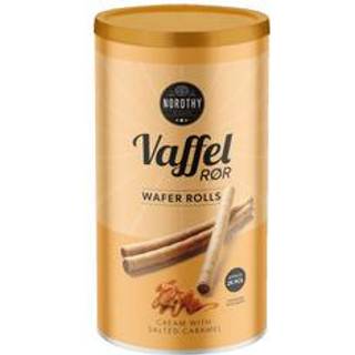 Nordthy Vaffelrør Salted karamel - 250 g