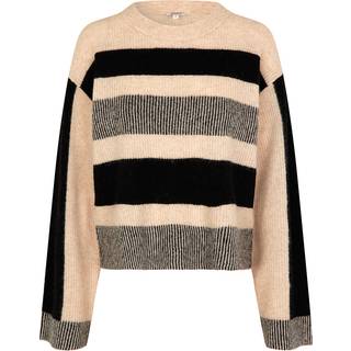 Jantine-M Striktrøje, Créme Brulée Black Combo, XS