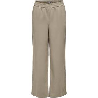 Only - Beige - Onlmilian Mw Wide Pull-Up Wo Pant C - W34/L32