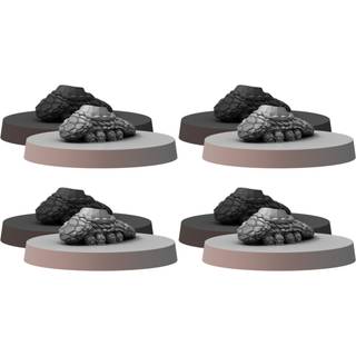 Steamforged Games Dark Souls Rollespil: Crystal Lizard Miniatures & Stat Cards