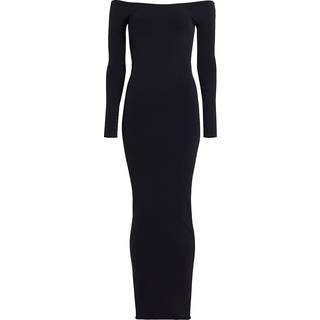 The Row Curitiba off-shoulder maxi dress - black - M