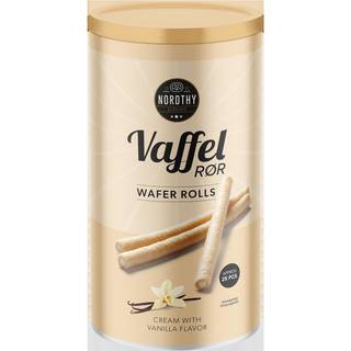 Nordthy Vaffelrør Vanilje - 250 g
