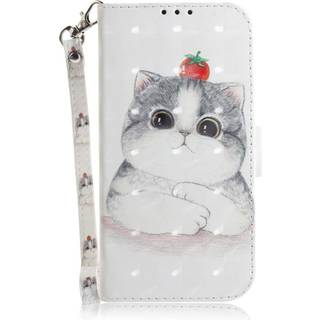 Nokia 1.3 Light Spot Læder Flip Cover - Sød Kat