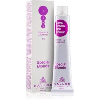 Kallos KJMN Professional Cream Hair Colour Keratin & Argan Oil Hårfarve Skygge 12.013 Special Ultra Beige Blond 100 ml - 100 ml