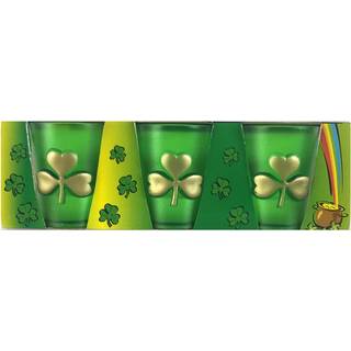 St. Patricks Day Kleeblatt Schnapsglas