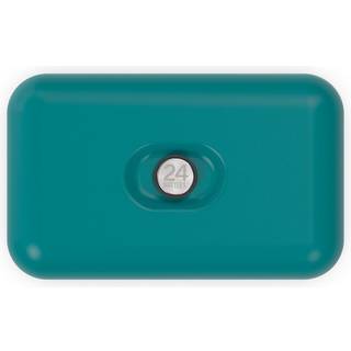24Bottles - Madkasse - Lunch Box - Atlantic Bay Stone Finish - 21.3 x 14 x 6.3 cm