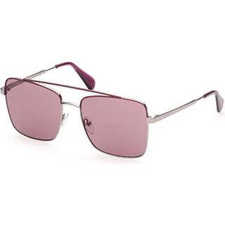 Max & Co. MO0006 14S 56 Solbriller Kvinder Silver - Shiny Light Silver Red - 56mm