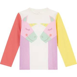 Stella McCartney Kids Langærmet T-shirt Med Tryk Cremefarvet 14 Y  Creme  14 år  kvinde