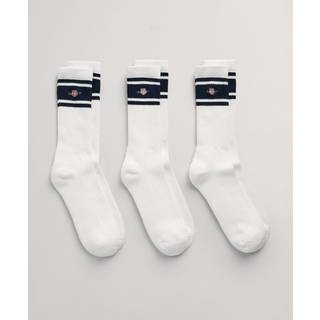 GANT Herre 3-Pack Shield sportssokker (43-45)
