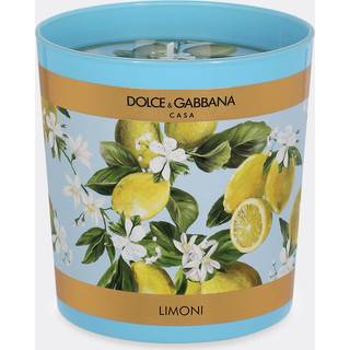 Dolce&Gabbana Casa Candlelight And Scents - 'Lemon' scented candle in multicolor wax, cotton, paper